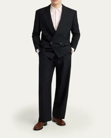 The Row Men's Marek Cotton Poplin Button-Down Shirt | Thumbnail 2 The Row Men's Marek Cotton Poplin Button-Down Shirt | Thumbnail 2