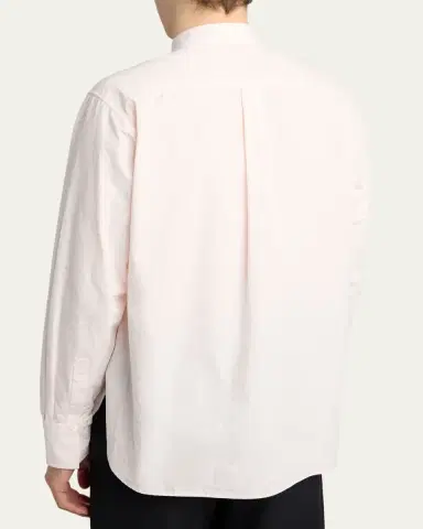 The Row Men's Marek Cotton Poplin Button-Down Shirt | Thumbnail 3 The Row Men's Marek Cotton Poplin Button-Down Shirt | Thumbnail 3