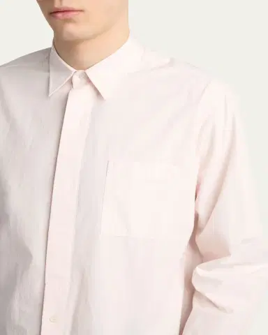 The Row Men's Marek Cotton Poplin Button-Down Shirt | Thumbnail 5 The Row Men's Marek Cotton Poplin Button-Down Shirt | Thumbnail 5