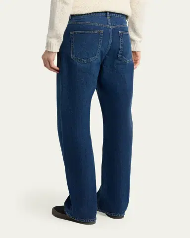 The Row Men's Siouxie Straight-Leg Cotton Denim Jeans | Thumbnail 3 The Row Men's Siouxie Straight-Leg Cotton Denim Jeans | Thumbnail 3