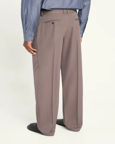 The Row Men's Tosca Straight-Leg Wool-Silk Pants | Thumbnail 3 The Row Men's Tosca Straight-Leg Wool-Silk Pants | Thumbnail 3