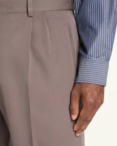 The Row Men's Tosca Straight-Leg Wool-Silk Pants | Thumbnail 5 The Row Men's Tosca Straight-Leg Wool-Silk Pants | Thumbnail 5