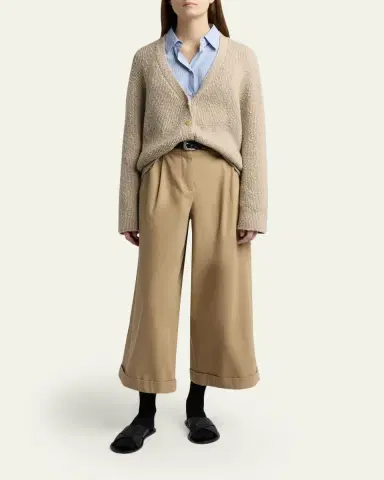 THE ROW Naroch Cashmere Rib Knit Cardigan | Thumbnail 2 THE ROW Naroch Cashmere Rib Knit Cardigan | Thumbnail 2