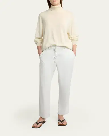 The Row Nabari Cashmere Long-Sleeve Turtleneck Sweater | Thumbnail 2 The Row Nabari Cashmere Long-Sleeve Turtleneck Sweater | Thumbnail 2