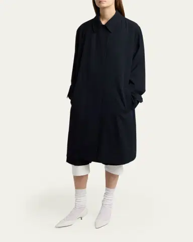 The Row Kalyan Wide-Leg Wool Gabardine Shorts | Thumbnail 2 The Row Kalyan Wide-Leg Wool Gabardine Shorts | Thumbnail 2
