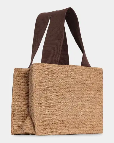 THE ROW Loretta Tote Bag in Raffia | Thumbnail 3 THE ROW Loretta Tote Bag in Raffia | Thumbnail 3
