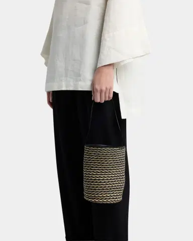 The Row Beau Mini Striped North-South Shoulder Bag | Thumbnail 5 The Row Beau Mini Striped North-South Shoulder Bag | Thumbnail 5