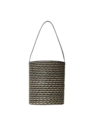 The Row Beau Mini Striped North-South Shoulder Bag | Thumbnail 1 The Row Beau Mini Striped North-South Shoulder Bag | Thumbnail 1