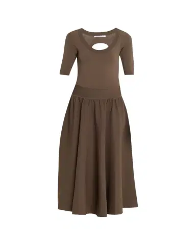 Maria McManus Double Keyhole Knit Midi Dress | Thumbnail 1 Maria McManus Double Keyhole Knit Midi Dress | Thumbnail 1