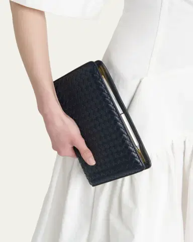 Bottega Veneta Agenda Leather Clutch Bag | Thumbnail 2 Bottega Veneta Agenda Leather Clutch Bag | Thumbnail 2