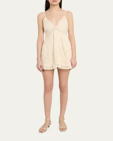 LoveShackFancy Alonna Floral Mini Dress | Thumbnail 2 LoveShackFancy Alonna Floral Mini Dress | Thumbnail 2