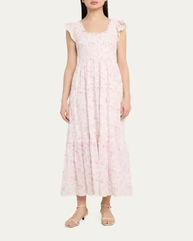 LoveShackFancy Chessie Floral Maxi Dress | Thumbnail 2 LoveShackFancy Chessie Floral Maxi Dress | Thumbnail 2
