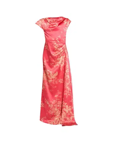 Erdem Draped Floral-Print Satin Gown | Thumbnail 1 Erdem Draped Floral-Print Satin Gown | Thumbnail 1