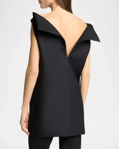 Balenciaga Vareuse Structured Sleeveless Mini Dress | Thumbnail 2 Balenciaga Vareuse Structured Sleeveless Mini Dress | Thumbnail 2