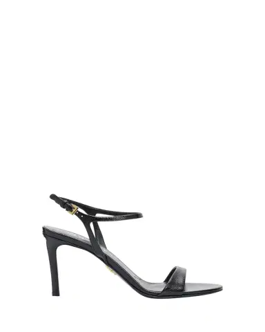 Prada 85mm Vernice Saffiano Leather Ankle-Strap Sandals | Thumbnail 1 Prada 85mm Vernice Saffiano Leather Ankle-Strap Sandals | Thumbnail 1