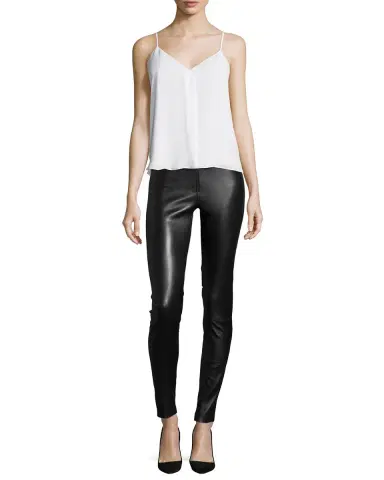 ALICE + OLIVIA Lamb Leather Leggings | Thumbnail 4 ALICE + OLIVIA Lamb Leather Leggings | Thumbnail 4