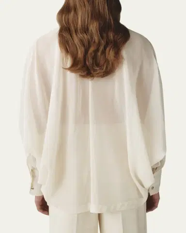 Attersee Sheer Cotton Voile Oversized Utility Shirt | Thumbnail 3 Attersee Sheer Cotton Voile Oversized Utility Shirt | Thumbnail 3