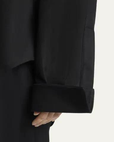Balenciaga Double Cotton Twill Cocoon Collared Shirt | Thumbnail 5 Balenciaga Double Cotton Twill Cocoon Collared Shirt | Thumbnail 5