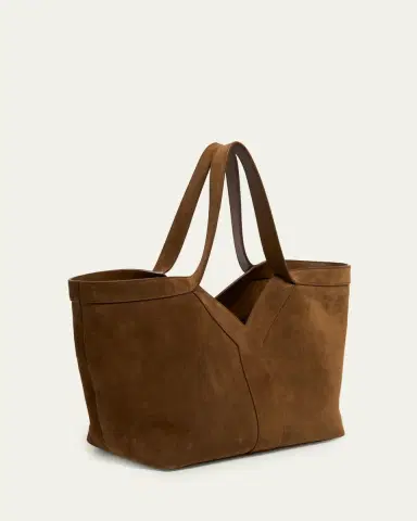 Saint Laurent Y Medium Tote Bag in Suede | Thumbnail 3 Saint Laurent Y Medium Tote Bag in Suede | Thumbnail 3