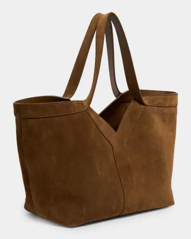 Saint Laurent Y Medium Tote Bag in Suede | Thumbnail 7 Saint Laurent Y Medium Tote Bag in Suede | Thumbnail 7