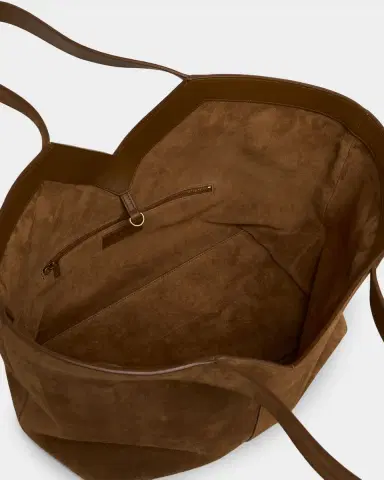 Saint Laurent Y Medium Tote Bag in Suede | Thumbnail 8 Saint Laurent Y Medium Tote Bag in Suede | Thumbnail 8