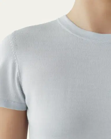 Attersee Cashmere and Silk Short-Sleeve Tee | Thumbnail 5 Attersee Cashmere and Silk Short-Sleeve Tee | Thumbnail 5
