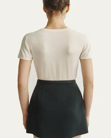 Attersee Cashmere-Silk Short-Sleeve Tee | Thumbnail 2 Attersee Cashmere-Silk Short-Sleeve Tee | Thumbnail 2