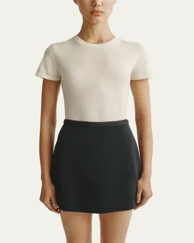 Attersee Cashmere-Silk Short-Sleeve Tee | Thumbnail 3 Attersee Cashmere-Silk Short-Sleeve Tee | Thumbnail 3