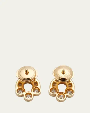 Viltier Magnetic Diamond Stud Earrings in 18K Yellow | Thumbnail 4 Viltier Magnetic Diamond Stud Earrings in 18K Yellow | Thumbnail 4