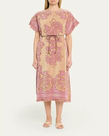 Zimmermann Aster Towel Midi Dress | Thumbnail 2 Zimmermann Aster Towel Midi Dress | Thumbnail 2