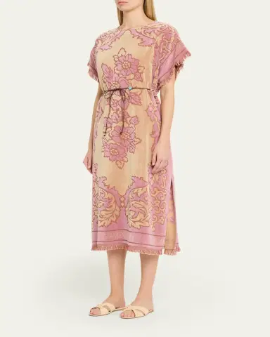 Zimmermann Aster Towel Midi Dress | Thumbnail 4 Zimmermann Aster Towel Midi Dress | Thumbnail 4
