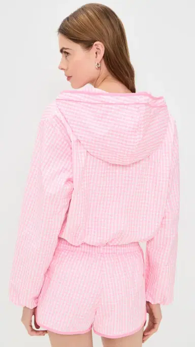 LoveShackFancy Kariana Hoodie Tickled Pink | Thumbnail 3 LoveShackFancy Kariana Hoodie Tickled Pink | Thumbnail 3