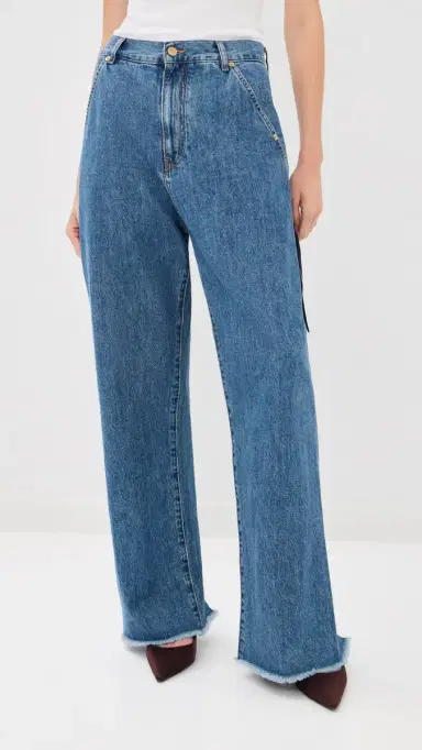 DARKPARK Sienna Loose Side Split Jeans Blue Malibu | Thumbnail 3 DARKPARK Sienna Loose Side Split Jeans Blue Malibu | Thumbnail 3