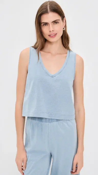 Z Supply loane Tank Top Ocean Air Indigo | Thumbnail 2 Z Supply loane Tank Top Ocean Air Indigo | Thumbnail 2