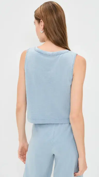Z Supply loane Tank Top Ocean Air Indigo | Thumbnail 3 Z Supply loane Tank Top Ocean Air Indigo | Thumbnail 3