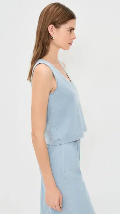 Z Supply loane Tank Top Ocean Air Indigo | Thumbnail 4 Z Supply loane Tank Top Ocean Air Indigo | Thumbnail 4