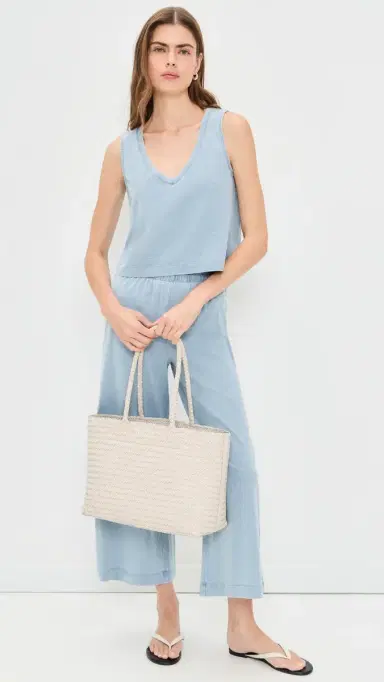 Z Supply loane Tank Top Ocean Air Indigo | Thumbnail 5 Z Supply loane Tank Top Ocean Air Indigo | Thumbnail 5