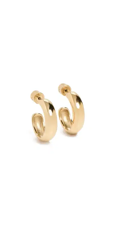 Jenny Bird Small Staple Hoops High Polish | Thumbnail 1 Jenny Bird Small Staple Hoops High Polish | Thumbnail 1