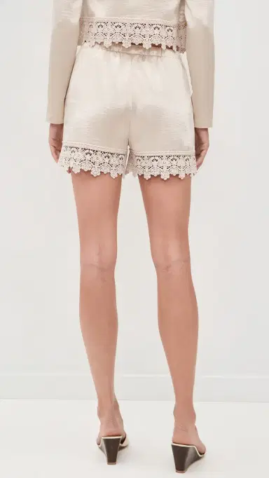 4th & Reckless Candice Shorts Cream | Thumbnail 3 4th & Reckless Candice Shorts Cream | Thumbnail 3