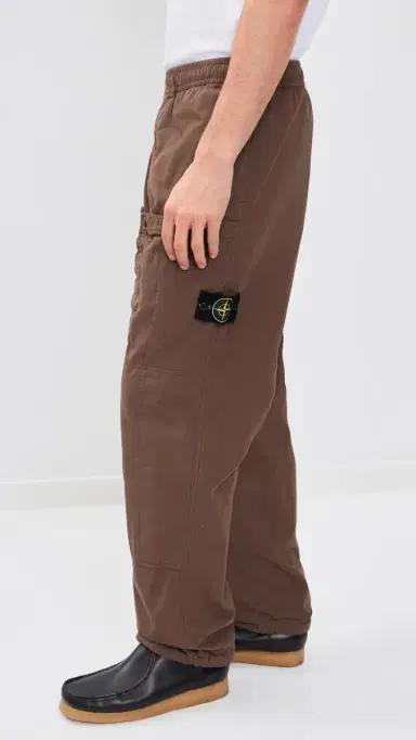 Stone Island Ripstop Cotton Nylon Cargo Pants Umber | Thumbnail 4 Stone Island Ripstop Cotton Nylon Cargo Pants Umber | Thumbnail 4
