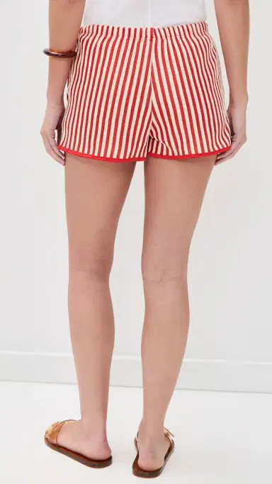 Bailey Rose tripe Shorts Chili | Thumbnail 4 Bailey Rose tripe Shorts Chili | Thumbnail 4