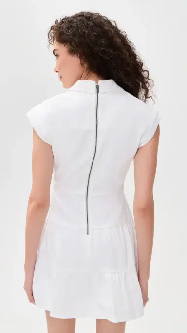 Alice + Olivia Mila Mini Dress White | Thumbnail 3 Alice + Olivia Mila Mini Dress White | Thumbnail 3