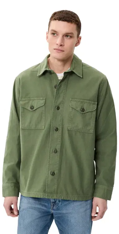 Filson Field Shirt Jacket Washed Fatigue Green | Thumbnail 1 Filson Field Shirt Jacket Washed Fatigue Green | Thumbnail 1