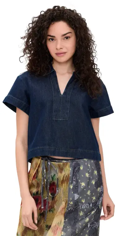 Joe's Jeans The Lillian Denim Popover Shirt Honor | Thumbnail 1 Joe's Jeans The Lillian Denim Popover Shirt Honor | Thumbnail 1