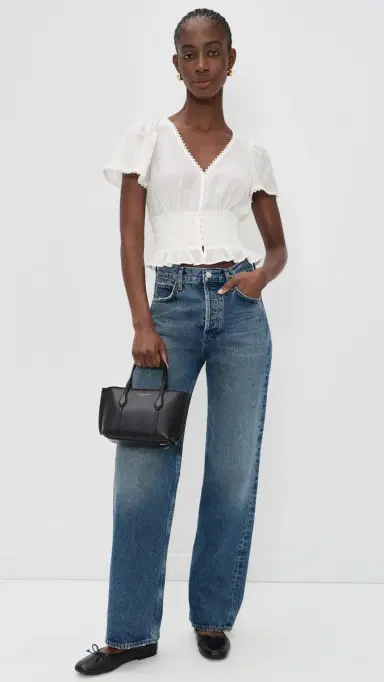 PAIGE Rive Top White | Thumbnail 5 PAIGE Rive Top White | Thumbnail 5