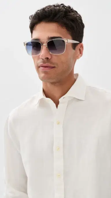 Tom Ford Giulio Sunglasses Crystal One Size | Thumbnail 4 Tom Ford Giulio Sunglasses Crystal One Size | Thumbnail 4