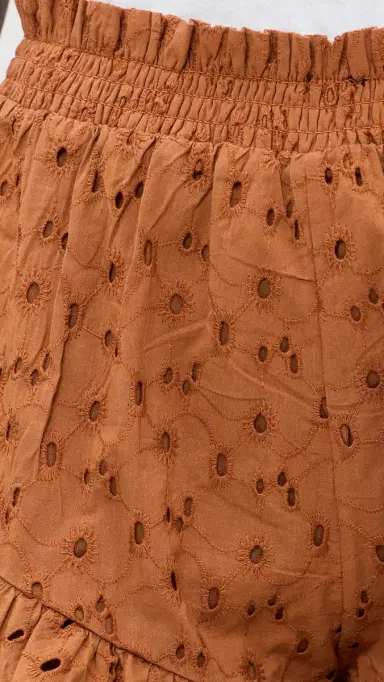 Playa Lucila Ruffle Shorts Tobacco | Thumbnail 6 Playa Lucila Ruffle Shorts Tobacco | Thumbnail 6