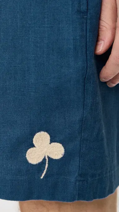 Portuguese Flannel Embroidery Nature Ramie horts 6 Blue | Thumbnail 6 Portuguese Flannel Embroidery Nature Ramie horts 6 Blue | Thumbnail 6