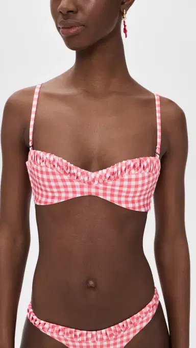 Peixoto Emmy Bikini Top riracha Gingham | Thumbnail 2 Peixoto Emmy Bikini Top riracha Gingham | Thumbnail 2