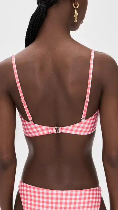 Peixoto Emmy Bikini Top riracha Gingham | Thumbnail 3 Peixoto Emmy Bikini Top riracha Gingham | Thumbnail 3
